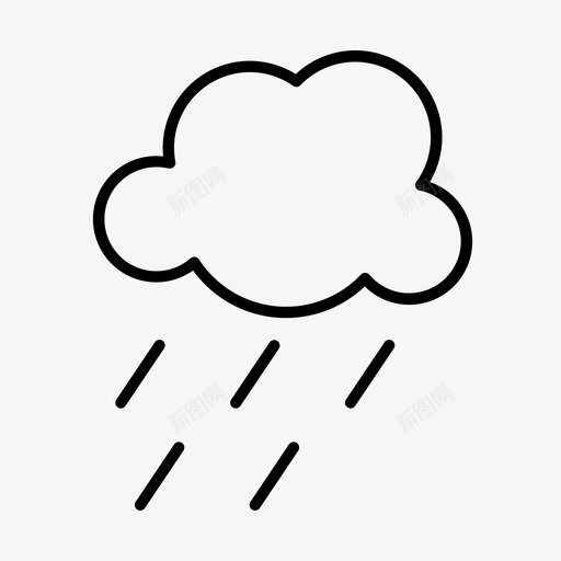 雨季节天气svg_新图网 https://ixintu.com 季节 雨季 天气