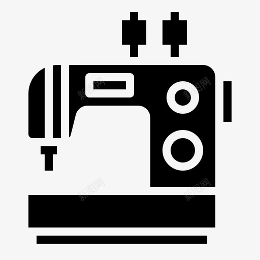 缝纫机家用裁缝svg_新图网 https://ixintu.com 缝纫机 家用 裁缝 器皿 设备