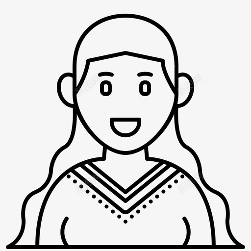 女性角色服饰埃塞俄比亚svg_新图网 https://ixintu.com 女性 角色 埃塞俄比亚 服饰 传统 民族