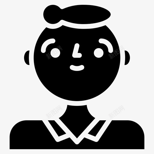 男侧写头像svg_新图网 https://ixintu.com 男男男 侧写 头像