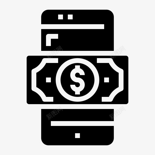 移动银行支付svg_新图网 https://ixintu.com 移动 银行 支付 智能 手机 应用软件