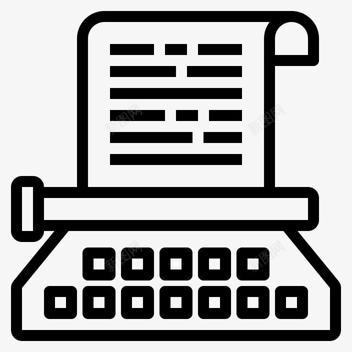 写作教育论文svg_新图网 https://ixintu.com 写作 教育论文 打字 打字机 教育 大纲