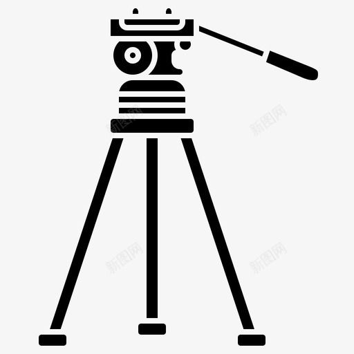 三脚架设备手柄svg_新图网 https://ixintu.com 三脚架 设备 手柄 稳定 立场 摄影师 字形
