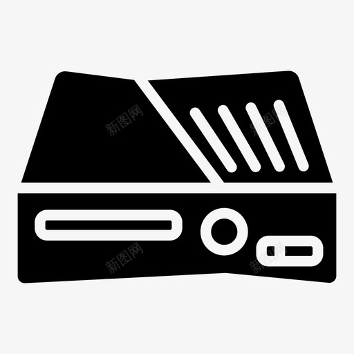 xbox360主机设备svg_新图网 https://ixintu.com 主机 游戏 设备 小工 工具 符号