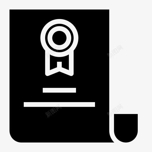 证书毕业生丝带svg_新图网 https://ixintu.com 证书 毕业生 丝带 知识 扎实