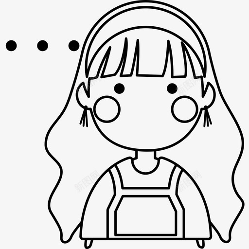 无语女孩茫然迷茫svg_新图网 https://ixintu.com 女孩 无语 茫然 迷茫 沉默 长波 波浪 表情