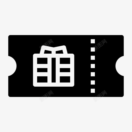 礼品购物门票svg_新图网 https://ixintu.com 礼品 购物 门票 代金券