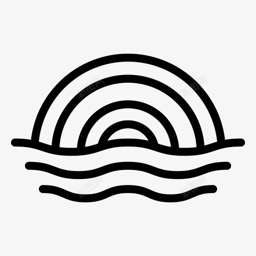 彩虹五彩缤纷天气预报svg_新图网 https://ixintu.com 彩虹 五彩缤纷 天气预报 自然 天气