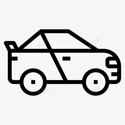 赛车汽车汽车轮廓svg_新图网 https://ixintu.com 赛车 汽车 轮廓
