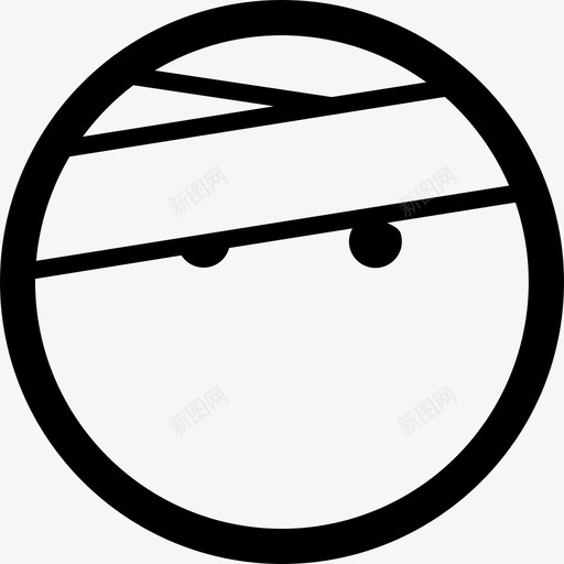 头部绷带绷带头痛svg_新图网 https://ixintu.com 绷带 头部 头痛 生病 受伤 笑脸 表情