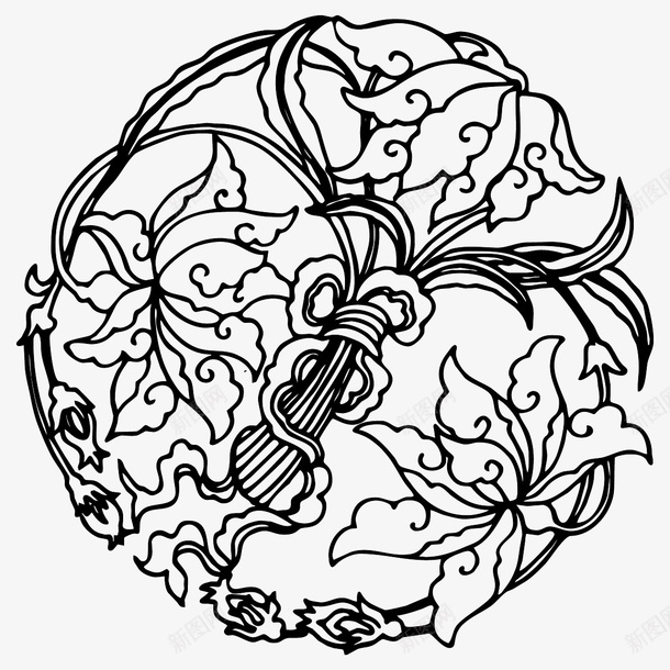 花纹圆形传统图案ai免抠素材_新图网 https://ixintu.com 花纹 圆形 传统图案 中国传统 古典花纹 AI格式