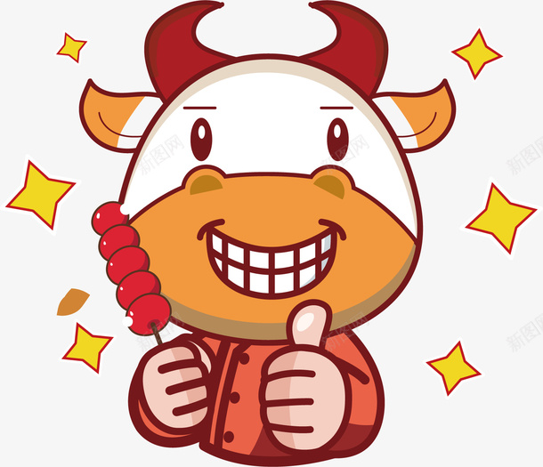 牛年形象糖葫芦ai免抠素材_新图网 https://ixintu.com 牛 牛元素 牛年形象 牛转乾坤 牛运当头 糖葫芦 2021 新年快乐
