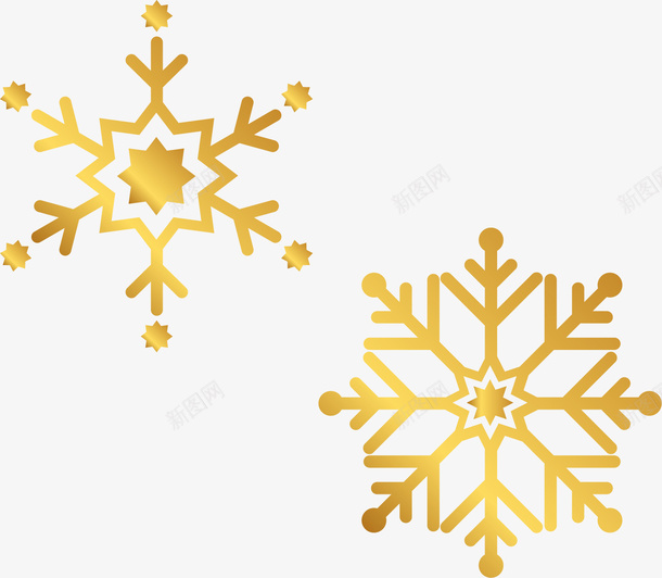 金色雪花漂浮ai免抠素材_新图网 https://ixintu.com 金色 雪花 漂浮 雪 雪花元素 圣诞雪花