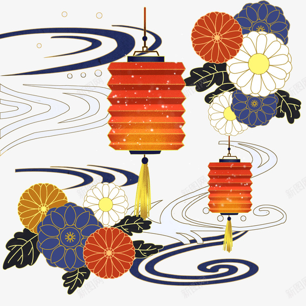 国朝传统节日灯笼素材png免抠素材_新图网 https://ixintu.com 国朝 灯笼 节日 传统