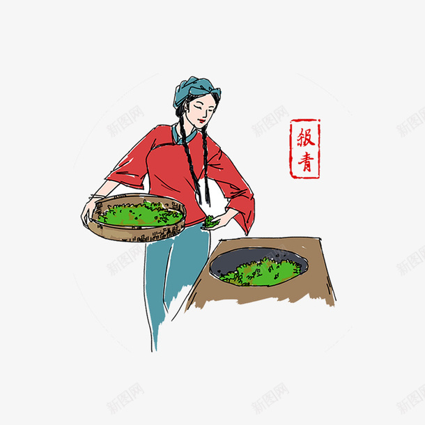 农牧技工茶叶加工服务png免抠素材_新图网 https://ixintu.com 农牧 技工 茶叶加工 服务