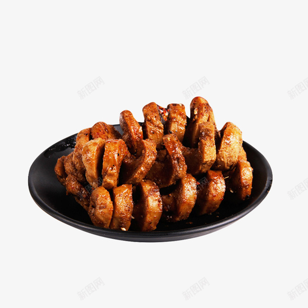 网红烤面筋手撕素肉png免抠素材_新图网 https://ixintu.com 小吃休闲 手撕素肉 烤大面筋 烧烤香辣 零食