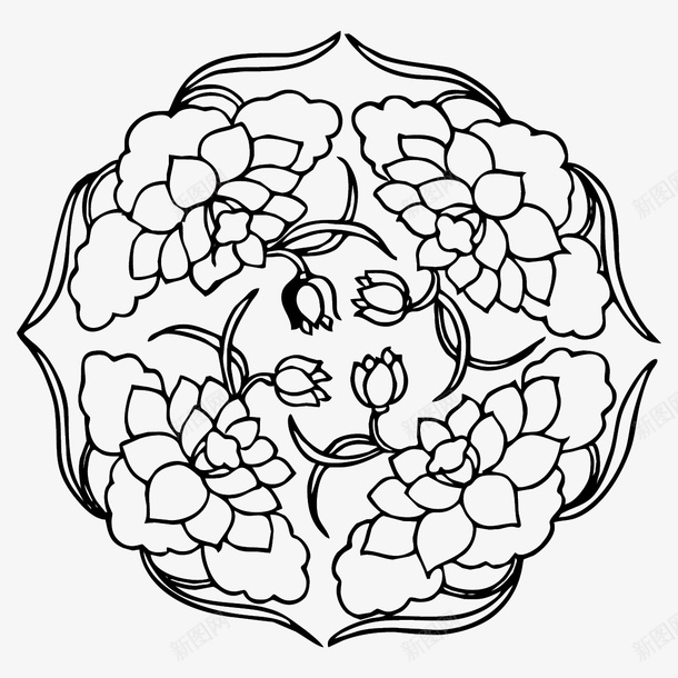 花纹圆形传统图案ai免抠素材_新图网 https://ixintu.com 花纹 圆形 传统图案 中国传统 古典花纹 AI格式