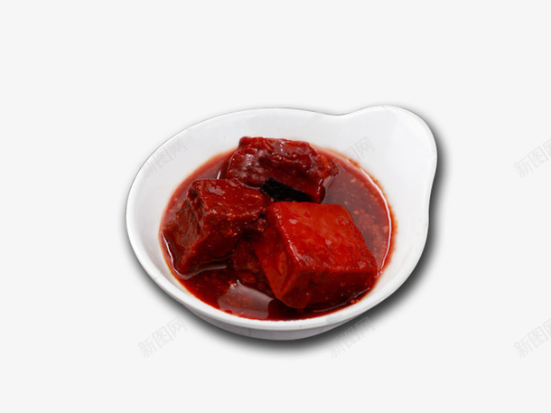 豆腐乳红方豆腐png免抠素材_新图网 https://ixintu.com 火锅 豆腐乳 红方 底料