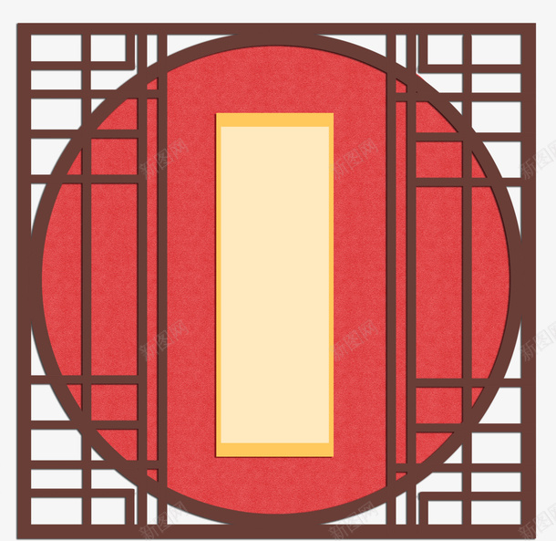 古风中国风窗户国潮png免抠素材_新图网 https://ixintu.com 中国风 古典 窗户 边框 祥云 国潮