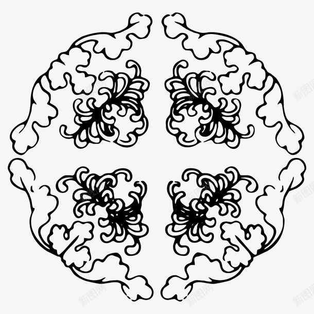 花纹圆形传统图案ai免抠素材_新图网 https://ixintu.com 花纹 圆形 传统图案 中国传统 古典花纹 AI格式