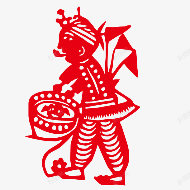 春节元素新年传统文化剪纸ai免抠素材_新图网 https://ixintu.com 春节元素 新年 传统文化 剪纸 AI源文件