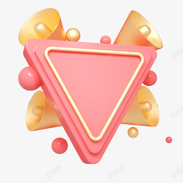 三角几何电商装饰C4D立体炫酷png免抠素材_新图网 https://ixintu.com C4D立体 三角 几何 炫酷 电商装饰 视觉效果图