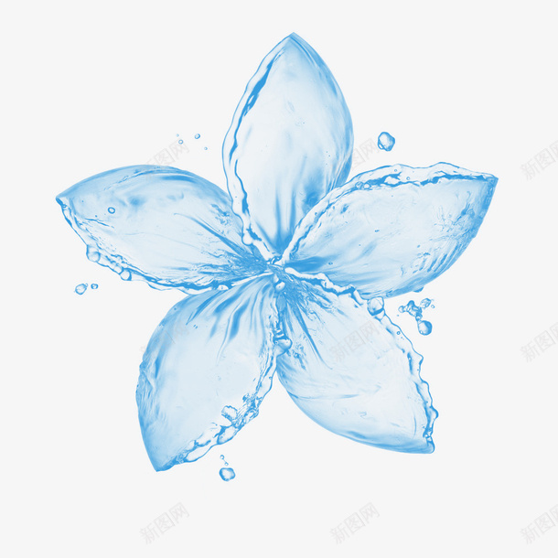 水花元素开花psd免抠素材_新图网 https://ixintu.com 水 花 可更改 元素