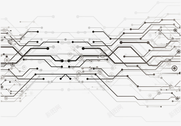 科技感线条纹路背景png免抠素材_新图网 https://ixintu.com 科技 线条 动感 黑色