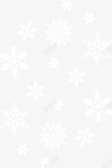 多种样式白色的雪花片png免抠素材_新图网 https://ixintu.com 雪花 多种 六角 纯色