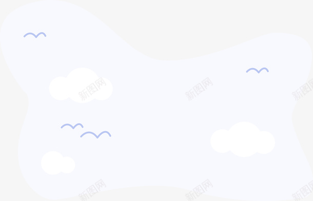 大雁云朵天空png免抠素材_新图网 https://ixintu.com 大雁 云朵 天空 几何