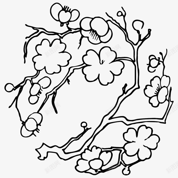 国潮传统图案圆形标花纹png免抠素材_新图网 https://ixintu.com 国潮 传统图案 圆形标 花纹