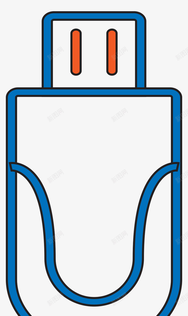 U盘线条简略png图png免抠素材_新图网 https://ixintu.com U盘 插头 线条 电脑