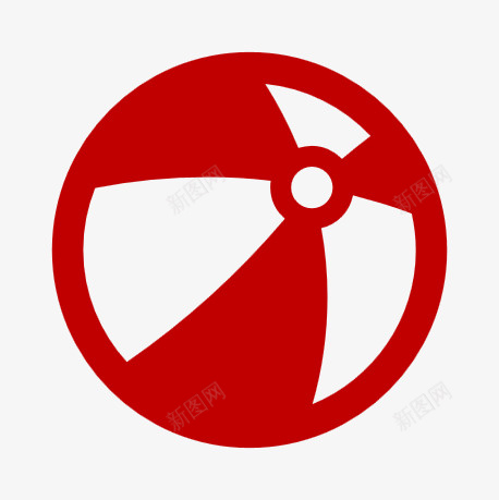 红色的皮球png免抠素材_新图网 https://ixintu.com 红色 顽皮 好玩 皮球