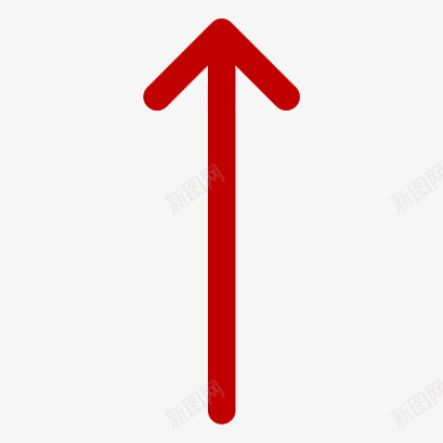 红色的箭头png免抠素材_新图网 https://ixintu.com 上面 动漫图标 微信箭头 方向 箭头 红色