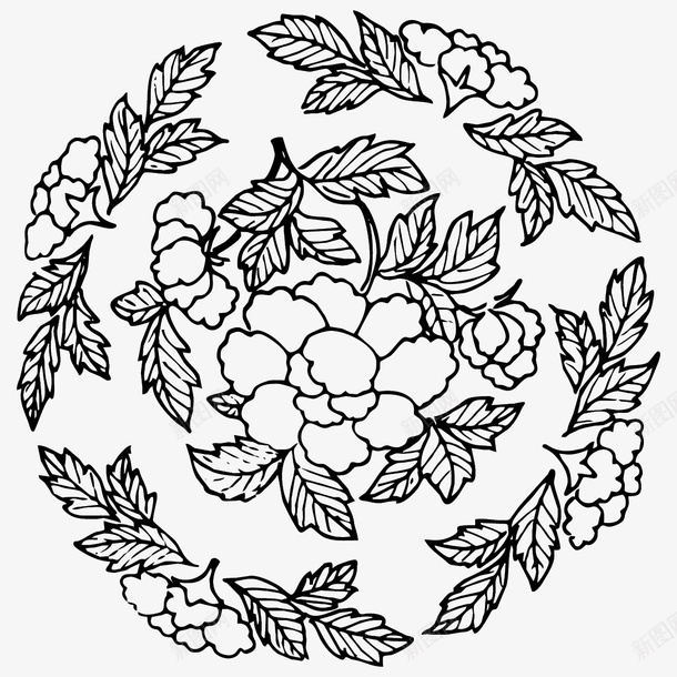 花纹圆形传统图案ai免抠素材_新图网 https://ixintu.com 花纹 圆形 传统图案 中国传统 古典花纹 AI格式