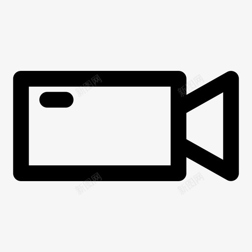 摄像机电影用户界面和网页图标粗体svg_新图网 https://ixintu.com 摄像机 电影 用户界面 网页 图标 粗体