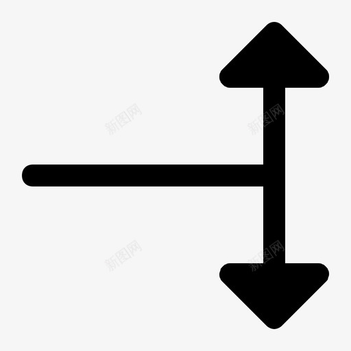 三向交叉路口右侧箭头方向svg_新图网 https://ixintu.com 交叉 交叉路 分叉路 右侧 实心 方向 标志 标志符 符号 箭头 路口