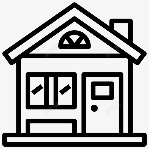 房屋不动产财产svg_新图网 https://ixintu.com 不动产 房屋 财产 团结 慈善