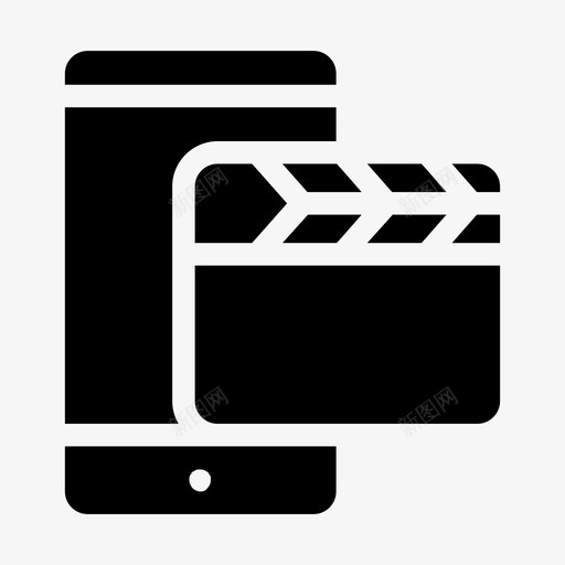 隔板电影手机svg_新图网 https://ixintu.com 手机 电影 隔板 智能 手机功能