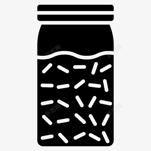 菌丝粒罐豆豆类svg_新图网 https://ixintu.com 菌丝 粒罐 豆豆 豆类 坚果 杂项