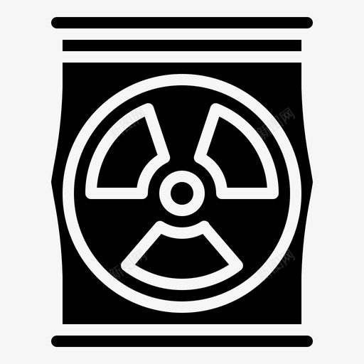 放射性桶生态svg_新图网 https://ixintu.com 放射性 生态 环境污染 垃圾 雕文