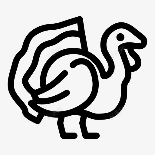 火鸡禽类宠物svg_新图网 https://ixintu.com 宠物 火鸡 禽类 感恩节 翅膀 绝妙