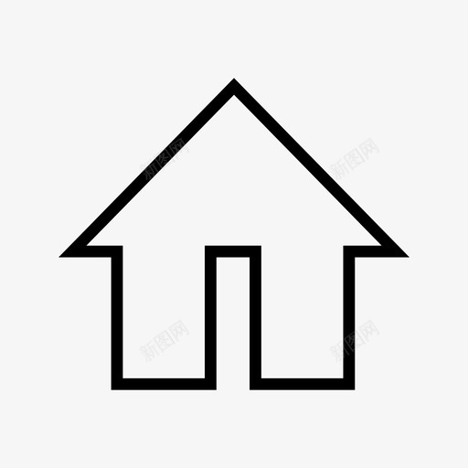家浏览器房子svg_新图网 https://ixintu.com 浏览器 房子 行动