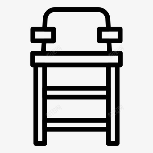裁判席椅子高svg_新图网 https://ixintu.com 裁判 椅子 高裁判 羽毛球