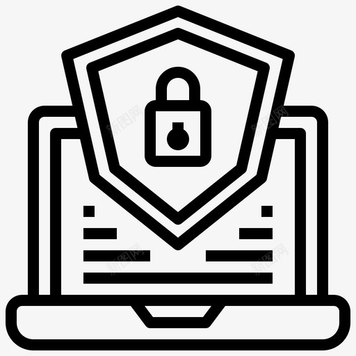 保护网络安全防御svg_新图网 https://ixintu.com 保护 网络安全 防御 警察 网络 抢劫