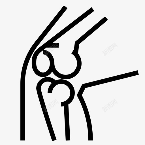 软骨膝骨科svg_新图网 https://ixintu.com 软骨 骨科 髌骨 骨骼 医院
