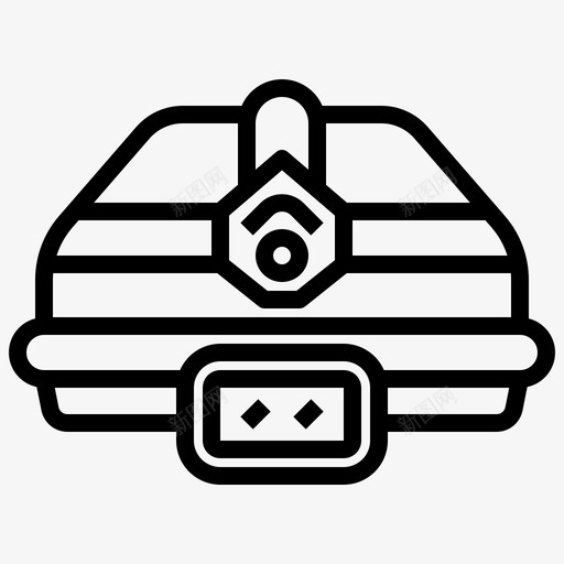 头灯时尚手电筒svg_新图网 https://ixintu.com 头灯 时尚 手电筒 照明 消防