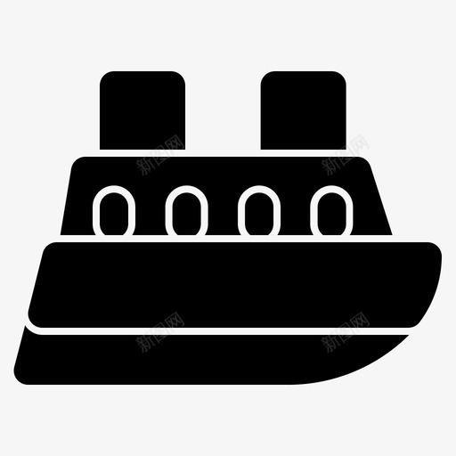 游船船交通工具svg_新图网 https://ixintu.com 游船 交通工具 奢侈品 商店 铭文