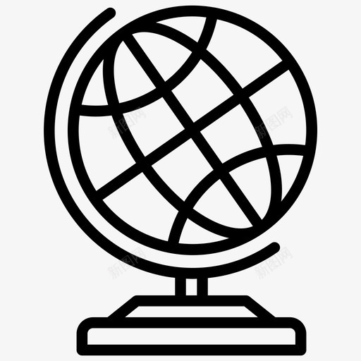 地球仪桌上地球仪办公用品svg_新图网 https://ixintu.com 地球仪 桌上 办公用品 教育