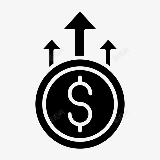 成长金钱绿色svg_新图网 https://ixintu.com 成长 金钱 绿色 成功 事业